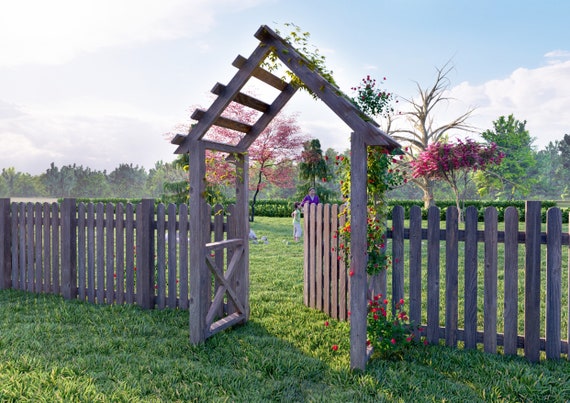 ARBOR GATE With Fence Plans 3 X 4 4 / Step-by-step Instructions / Digital Download / PDF File - Etsy Australia